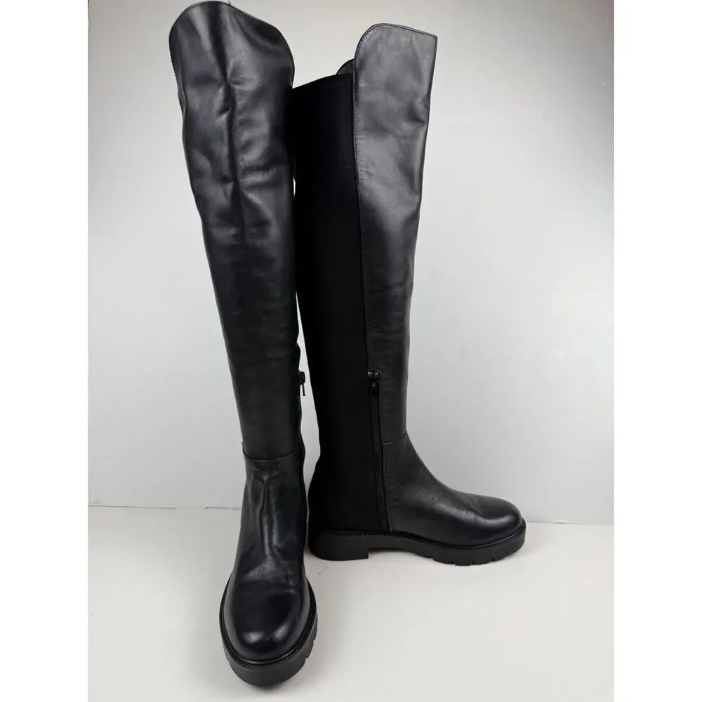 Nine West Tread Over the Knee Black Boots Size‎ 6